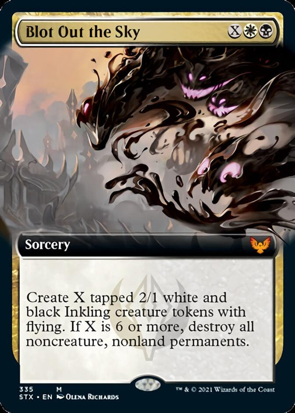 Blot Out the Sky (Extended Art) [Strixhaven: School of Mages] - Magic: The Gathering