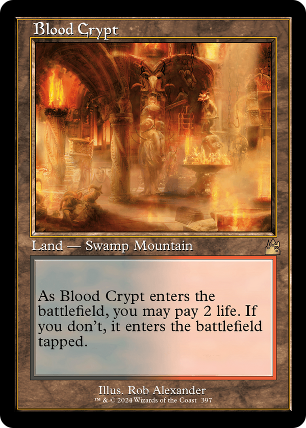 Blood Crypt (Retro) [Ravnica Remastered] - Magic: The Gathering