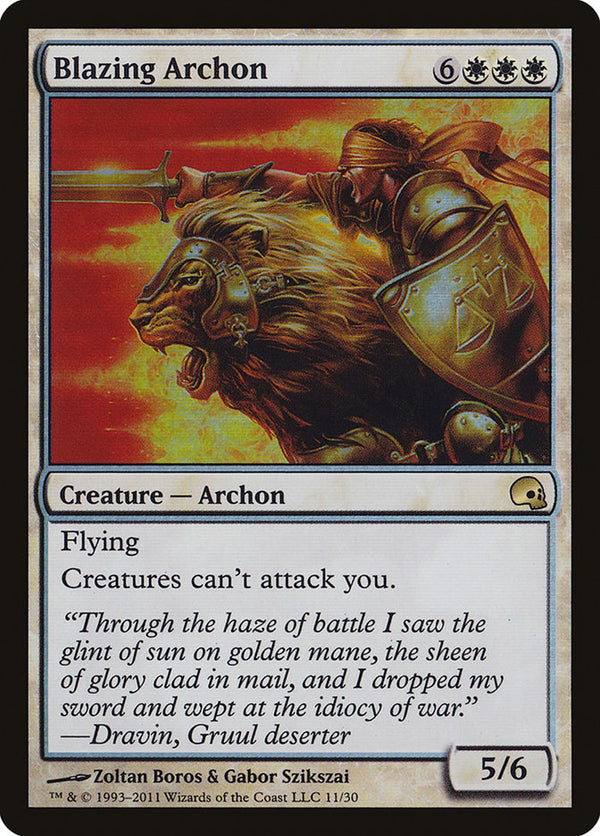 Blazing Archon [Premium Deck Series: Graveborn] - Magic: The Gathering