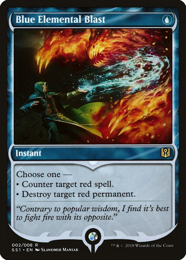 Blue Elemental Blast [Signature Spellbook: Jace] - Magic: The Gathering