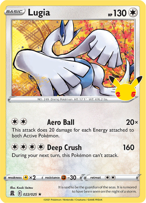 Lugia (022/025) [Celebrations: 25th Anniversary] - Pokémon