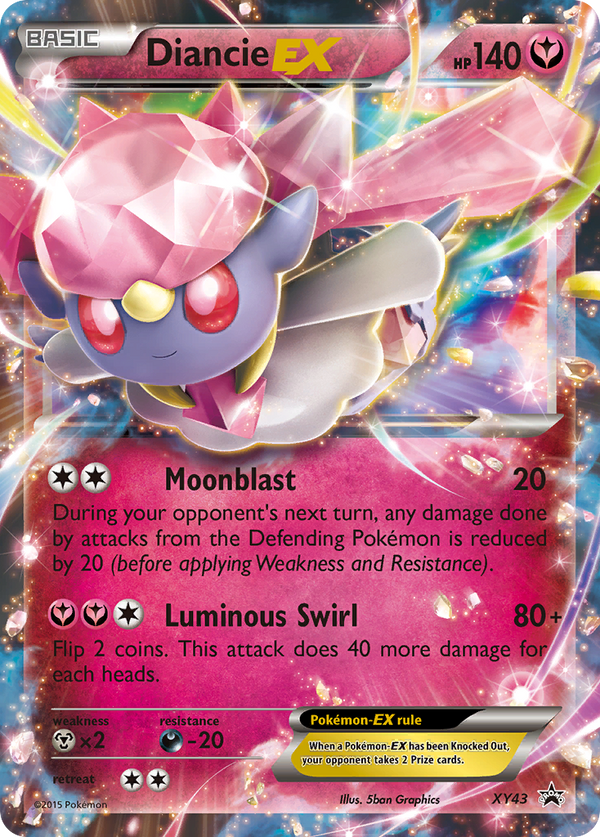 Diancie EX (XY43) [XY: Black Star Promos] - Pokémon