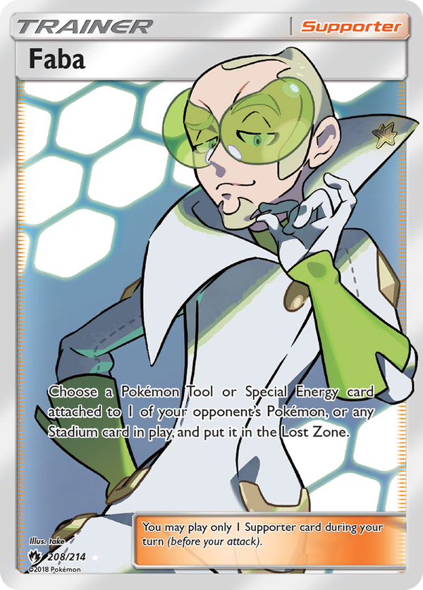 Faba (208/214) [Sun & Moon: Lost Thunder] - Pokémon