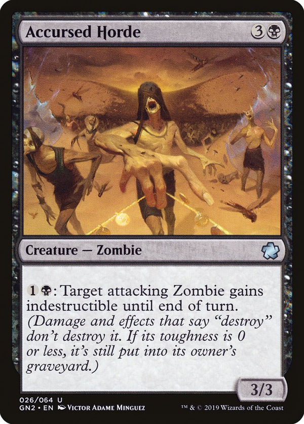 Accursed Horde [Game Night 2019] - Magic: The Gathering