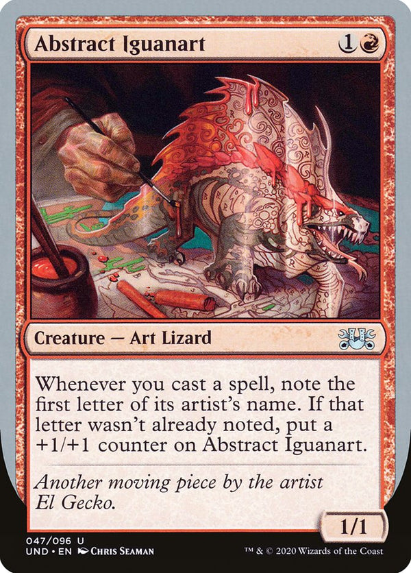 Abstract Iguanart [Unsanctioned] - Magic: The Gathering
