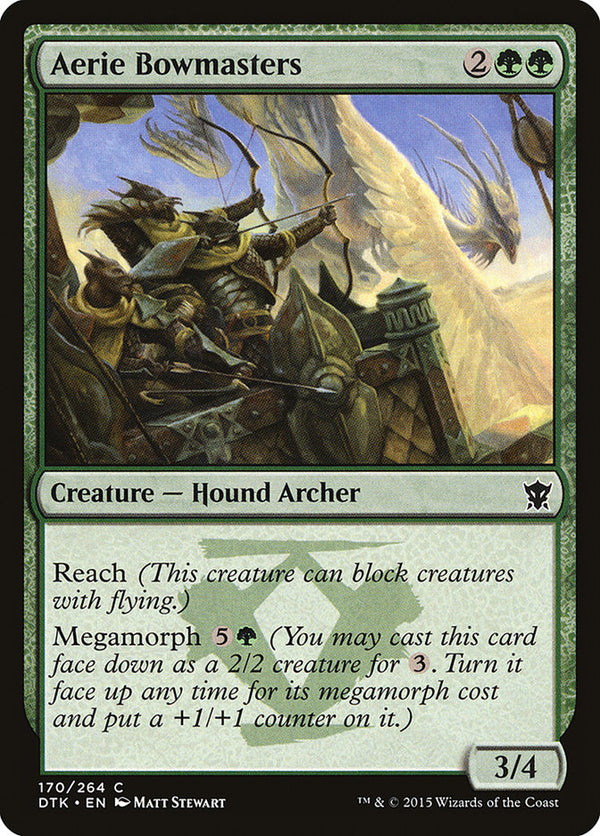 Aerie Bowmasters [Dragons of Tarkir] - Magic: The Gathering