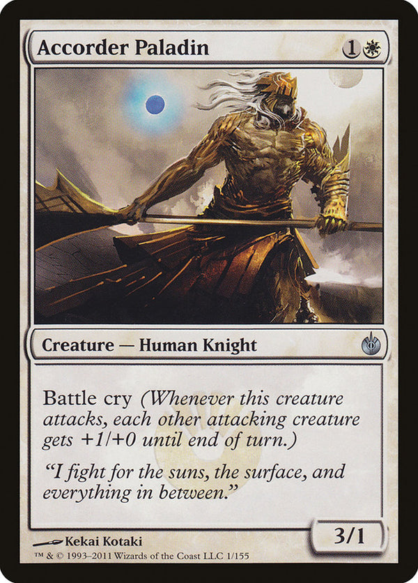 Accorder Paladin [Mirrodin Besieged] - Magic: The Gathering