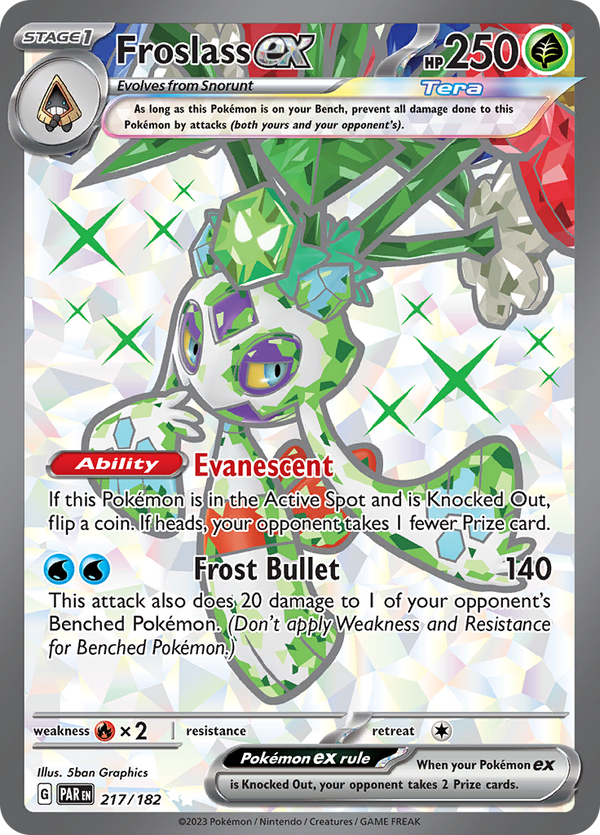 Froslass ex (217/182) [Scarlet & Violet: Paradox Rift] - Pokémon