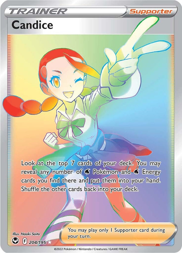 Candice (204/195) [Sword & Shield: Silver Tempest] - Pokémon