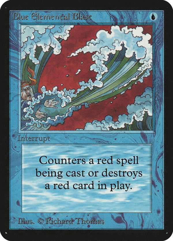 Blue Elemental Blast [Alpha Edition] - Magic: The Gathering