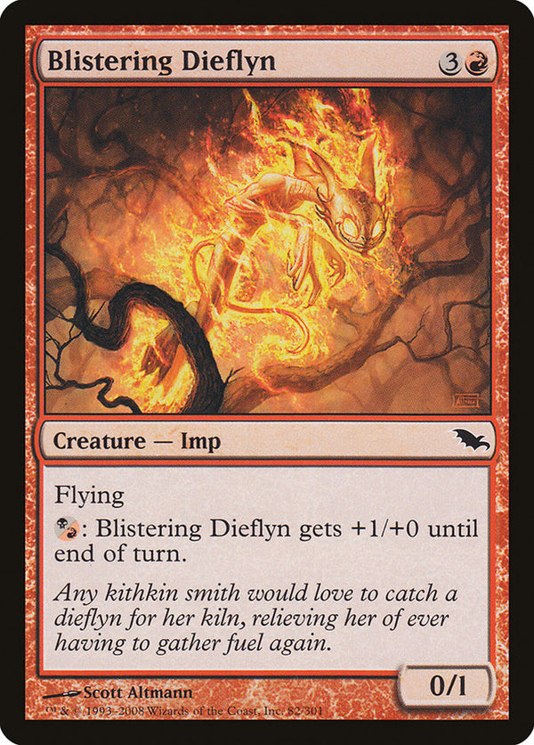 Blistering Dieflyn [Shadowmoor] - Magic: The Gathering