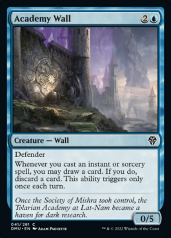 Academy Wall [Dominaria United] - Magic: The Gathering