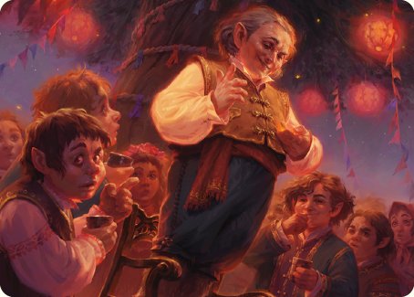Bilbo, Retired Burglar Art Card [The Lord of the Rings: Tales of Middle-earth Art Series] - Magic: The Gathering