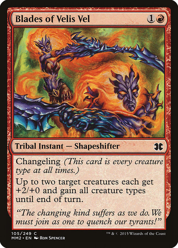 Blades of Velis Vel [Modern Masters 2015] - Magic: The Gathering