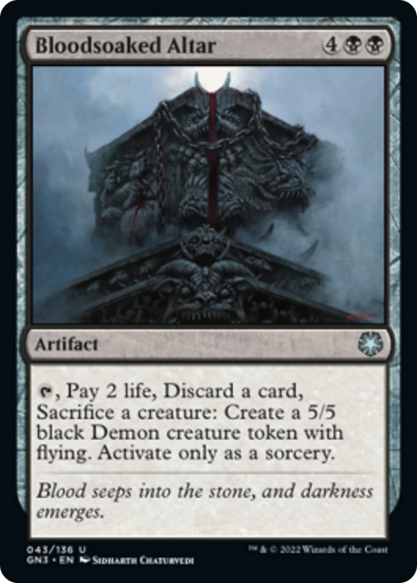 Bloodsoaked Altar [Game Night: Free-for-All] - Magic: The Gathering