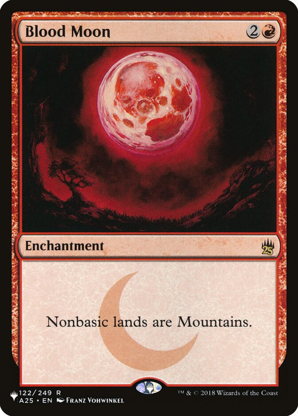 Blood Moon [The List] - Magic: The Gathering