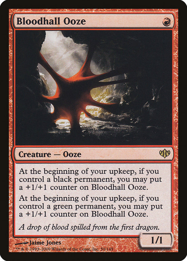 Bloodhall Ooze [Conflux] - Magic: The Gathering