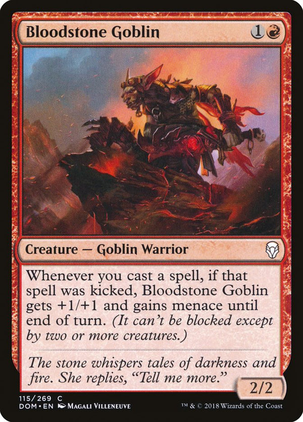Bloodstone Goblin [Dominaria] - Magic: The Gathering