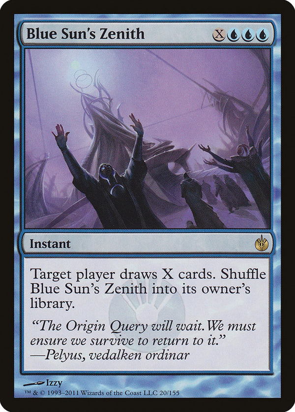 Blue Sun's Zenith [Mirrodin Besieged] - Magic: The Gathering