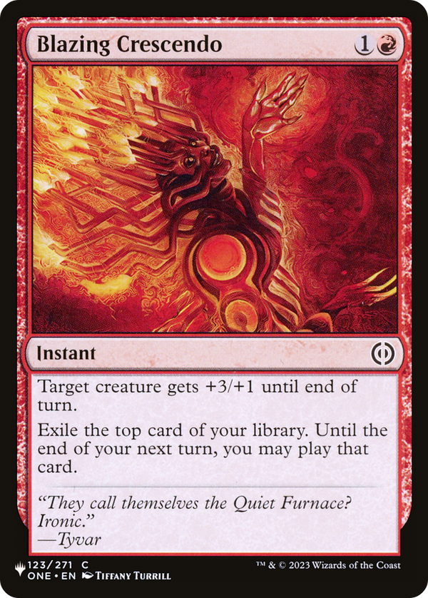 Blazing Crescendo [The List] - Magic: The Gathering
