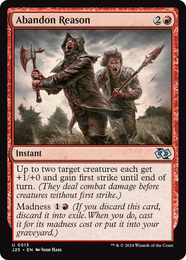 Abandon Reason [Foundations Jumpstart] - Magic: The Gathering