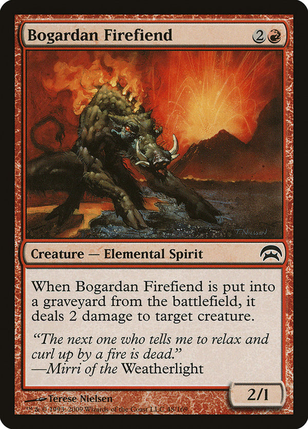 Bogardan Firefiend [Planechase] - Magic: The Gathering