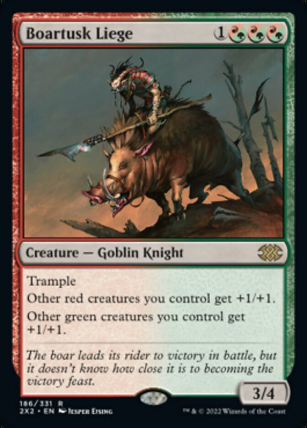 Boartusk Liege [Double Masters 2022] - Magic: The Gathering