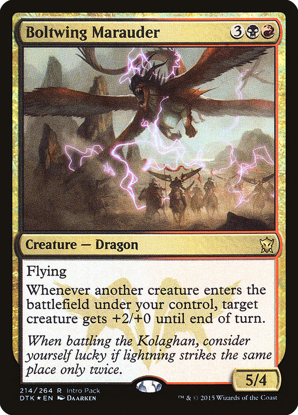 Boltwing Marauder (Intro Pack) [Dragons of Tarkir Promos] - Magic: The Gathering