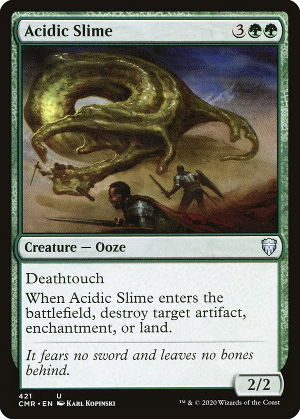 Acidic Slime [Commander Legends] - Magic: The Gathering