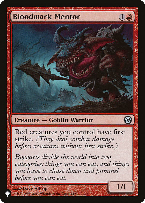 Bloodmark Mentor [The List] - Magic: The Gathering