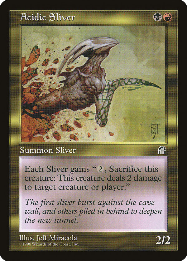 Acidic Sliver [Stronghold] - Magic: The Gathering