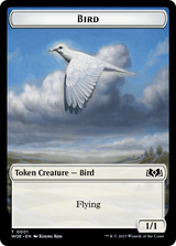 Bird // Food (0011) Double-Sided Token [Wilds of Eldraine Tokens] - Magic: The Gathering