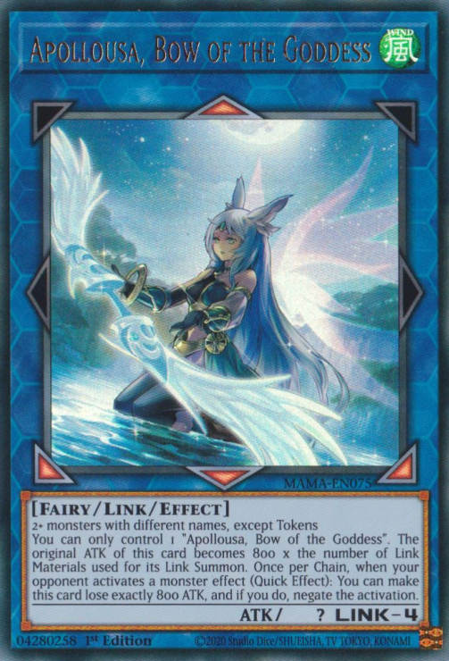 Apollousa, Bow of the Goddess [MAMA-EN075] Ultra Rare - Yu-Gi-Oh!