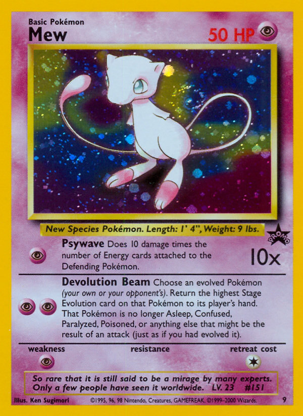 Mew (9) [Wizards of the Coast: Black Star Promos] - Pokémon