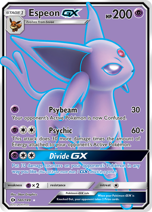 Espeon GX (140/149) [Sun & Moon: Base Set] - Pokémon