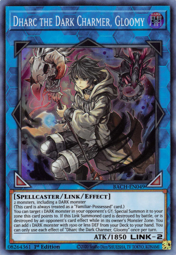 Dharc the Dark Charmer, Gloomy [BACH-EN049] Super Rare - Yu-Gi-Oh!