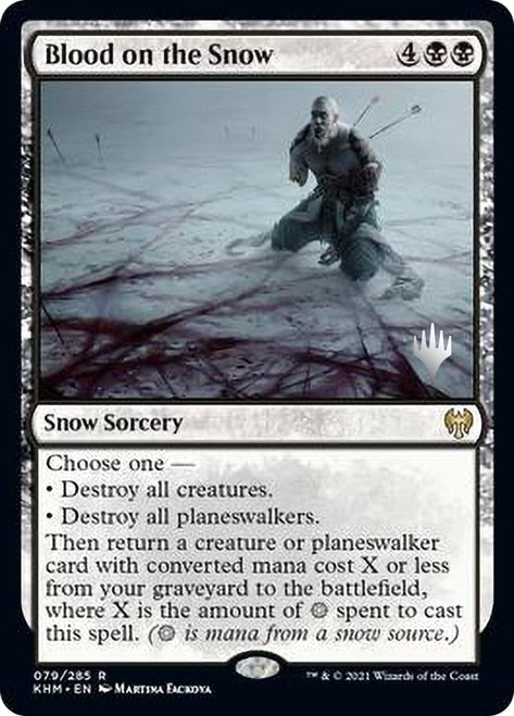 Blood on the Snow (Promo Pack) [Kaldheim Promos] - Magic: The Gathering