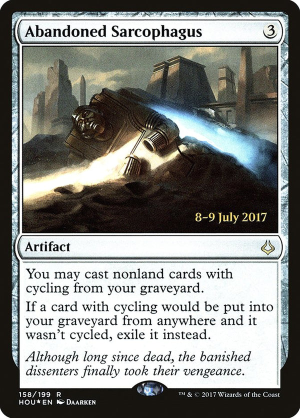 Abandoned Sarcophagus [Hour of Devastation Prerelease Promos] - Magic: The Gathering