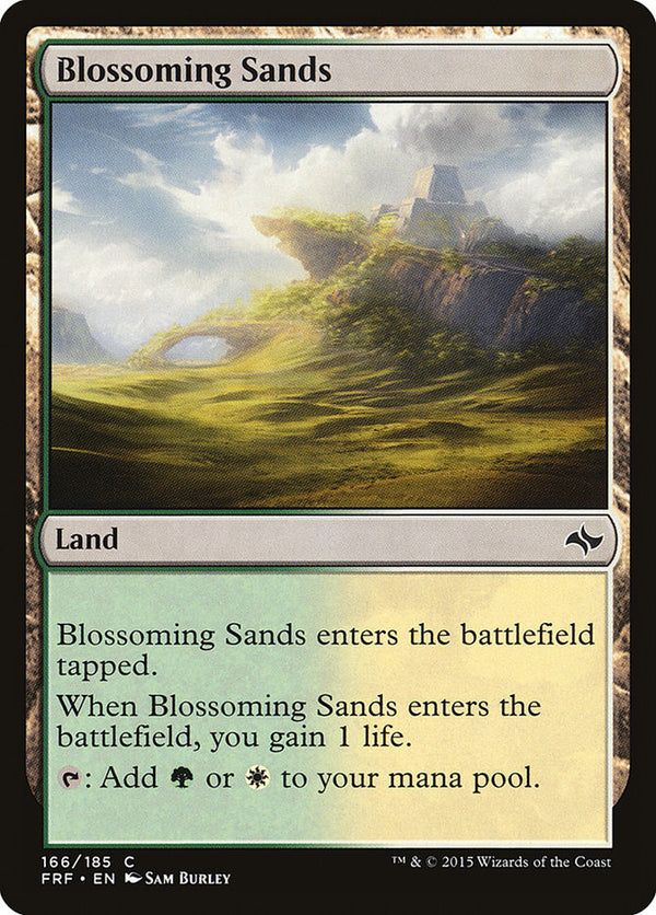 Blossoming Sands [Fate Reforged] - Magic: The Gathering