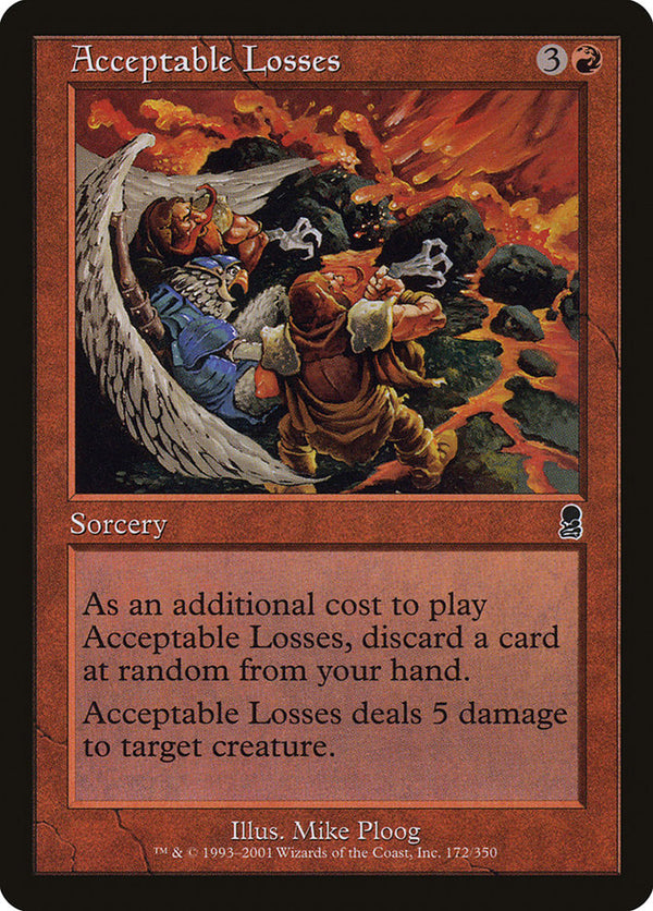 Acceptable Losses [Odyssey] - Magic: The Gathering