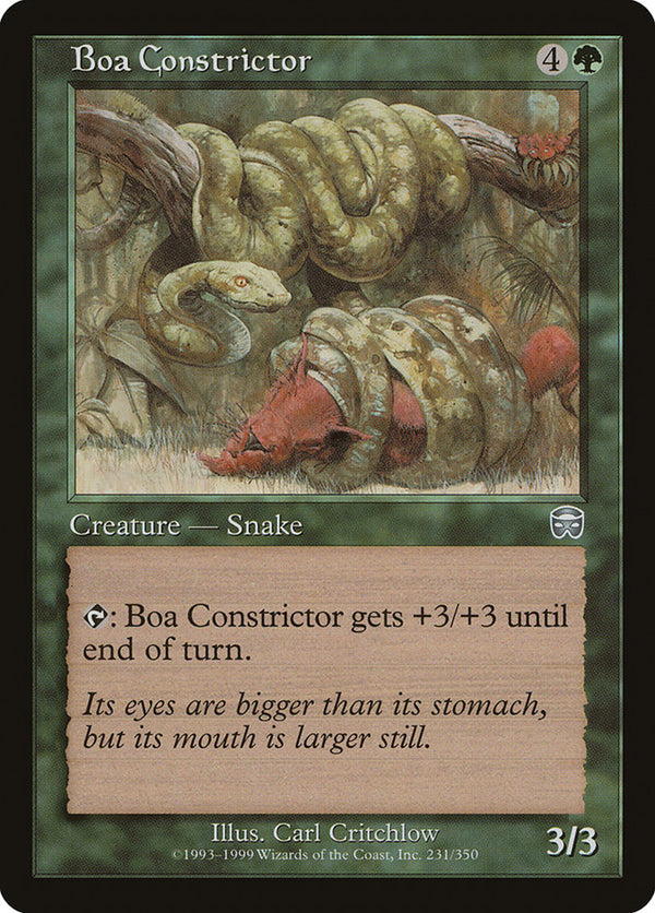 Boa Constrictor [Mercadian Masques] - Magic: The Gathering