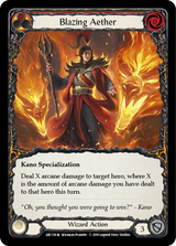 Blazing Aether [ARC118-M] (Arcane Rising)  1st Edition Rainbow Foil - Flesh And Blood