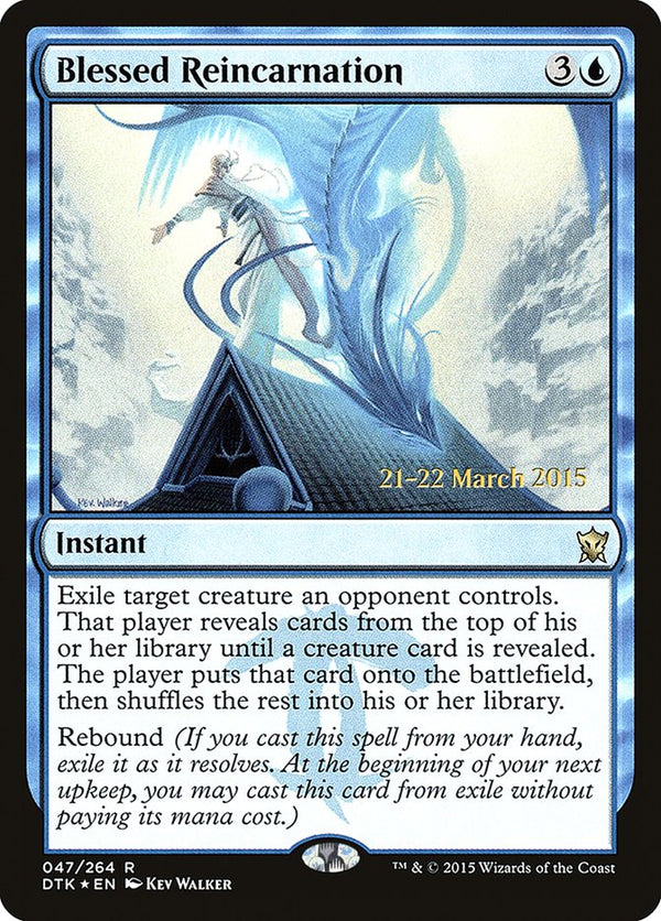Blessed Reincarnation [Dragons of Tarkir Prerelease Promos] - Magic: The Gathering