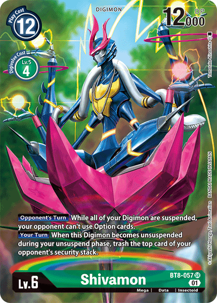 Shivamon [BT8-057] (Alternate Art) [New Awakening]