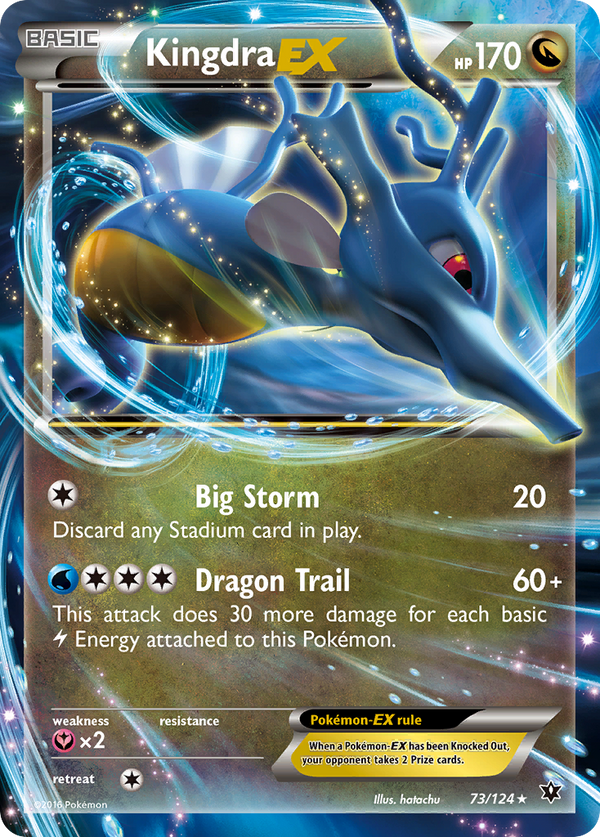 Kingdra EX (73/124) [XY: Fates Collide] - Pokémon