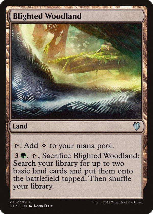 Blighted Woodland [Commander 2017] - Magic: The Gathering