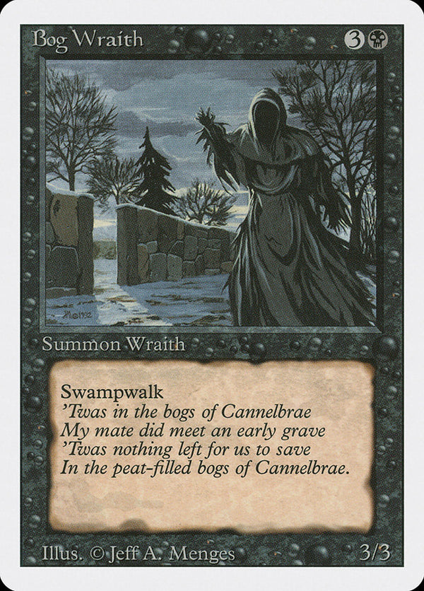 Bog Wraith [Revised Edition] - Magic: The Gathering