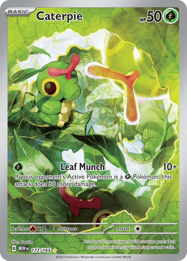 Caterpie (172/165) [Scarlet & Violet 151] - Pokémon