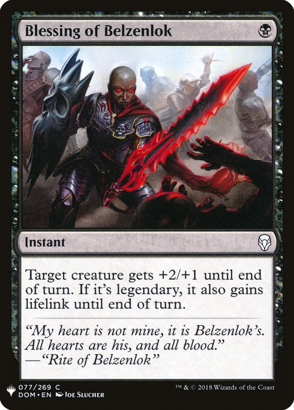Blessing of Belzenlok [Mystery Booster] - Magic: The Gathering
