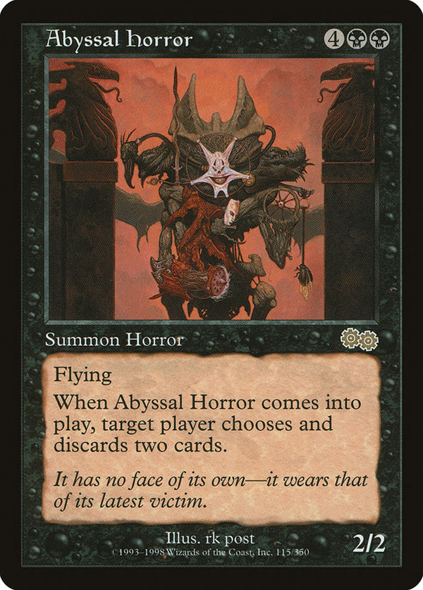 Abyssal Horror [Urza's Saga] - Magic: The Gathering